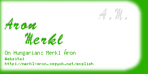 aron merkl business card